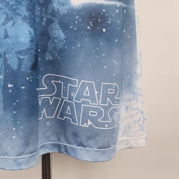 Disney Star Wars Storm Trooper Tie Dye Nightie Nightgown PJs Size Small 4-6 Blue - Picture 6 of 11
